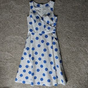 NWOT Boden White Eyelet Dress
